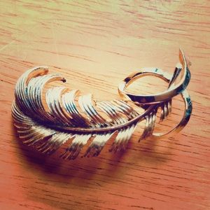Feather Brooch